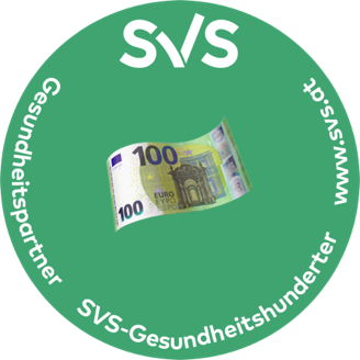 SVS Button Gesundheitspartner.